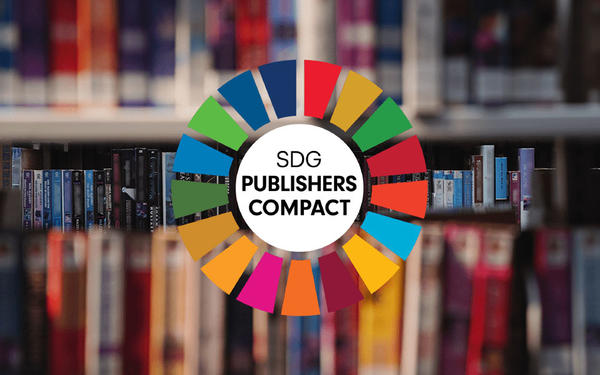 SDG Publishers Compact logo and books.