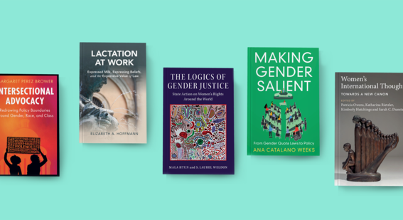 Book covers of five books to read this Women's History Month