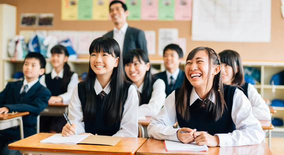 Classroom in Japan