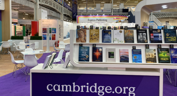 Cambridge University Press & Assessment stand at the London Book Fair