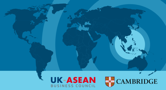 Illustration of ASEAN countries highlighted on a map