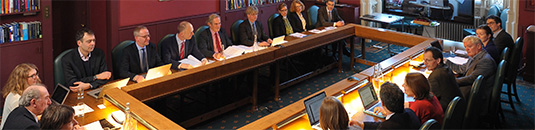 An image showing a meeting of the Press Syndicate
